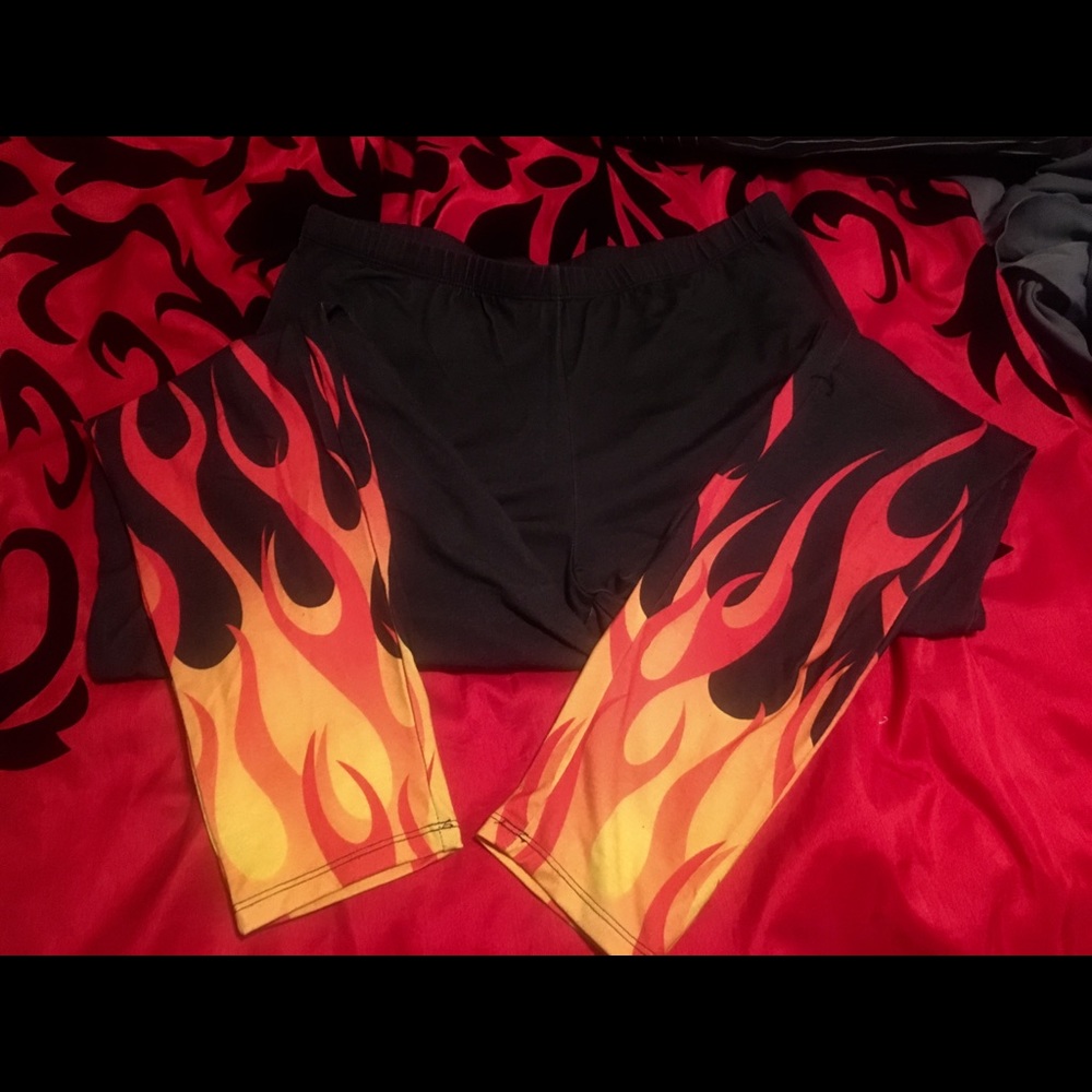 Flame leggings